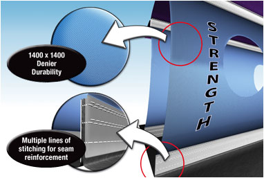 Stronger Baffles on Inflatables